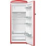 Gorenje ORB153RD 60cm Wide Right Hinge Retro Style Freestanding Fridge - Fiery Red