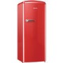 Gorenje ORB153RD 60cm Wide Right Hinge Retro Style Freestanding Fridge - Fiery Red
