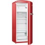 Gorenje ORB153RD 60cm Wide Right Hinge Retro Style Freestanding Fridge - Fiery Red