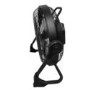 electriQ 12-inch Rechargeable Quiet DC Floor Fan - Versatile Metal Body for Indoor Outdoor and Commercial Use - Black