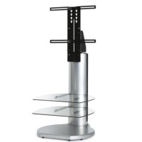 Off The Wall Origin II S4 TV Stand for up to 55" TVs - Silver 
