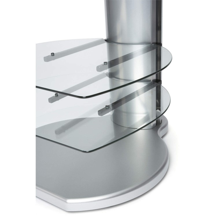 Off The Wall Origin II S4 TV Stand for up to 55" TVs - Silver 