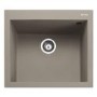 Rangemaster Oridian Single Bowl Inset Granite Kitchen Sink - Pebble