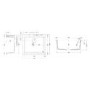 Rangemaster Oridian Single Bowl Inset Granite Kitchen Sink - Pebble