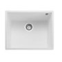 Rangemaster Oridian 540 Single Bowl Undermount White Granite Kitchen Sink