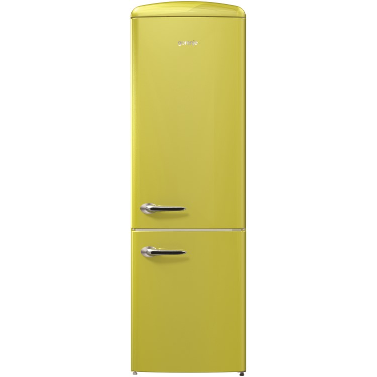 Gorenje ORK193AP Retro Freestanding Fridge Freezer - 194 cm - Right Hand - Apple