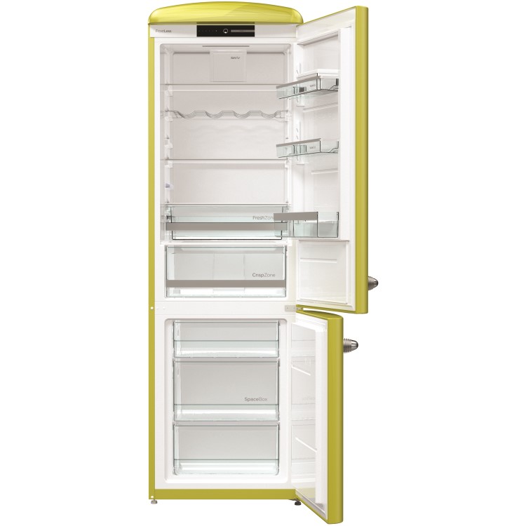 Gorenje ORK193AP Retro Freestanding Fridge Freezer - 194 cm - Right Hand - Apple