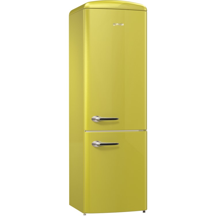 Gorenje ORK193AP Retro Freestanding Fridge Freezer - 194 cm - Right Hand - Apple