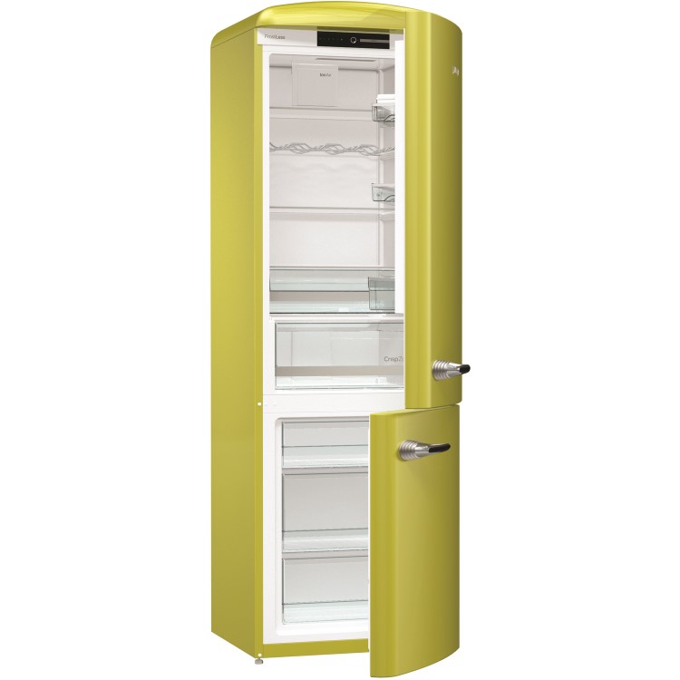 Gorenje ORK193AP Retro Freestanding Fridge Freezer - 194 cm - Right Hand - Apple
