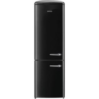 Gorenje ORK193BK-L Retro Freestanding Fridge Freezer - 194 cm - Left-hand - Black