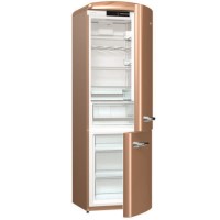 Gorenje ORK193CO Retro Freestanding Fridge Freezer - 194 cm - Right Hand - Royal coffee