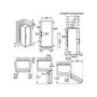 Refurbished AEG 6000 Series Dynamic Air ORK6D391EW Freestanding 395 Litre Fridge White