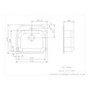 Reginox ORLANDO-L Large 1.0 Bowl Integrated Stainless Steel Sink With Tap Deck