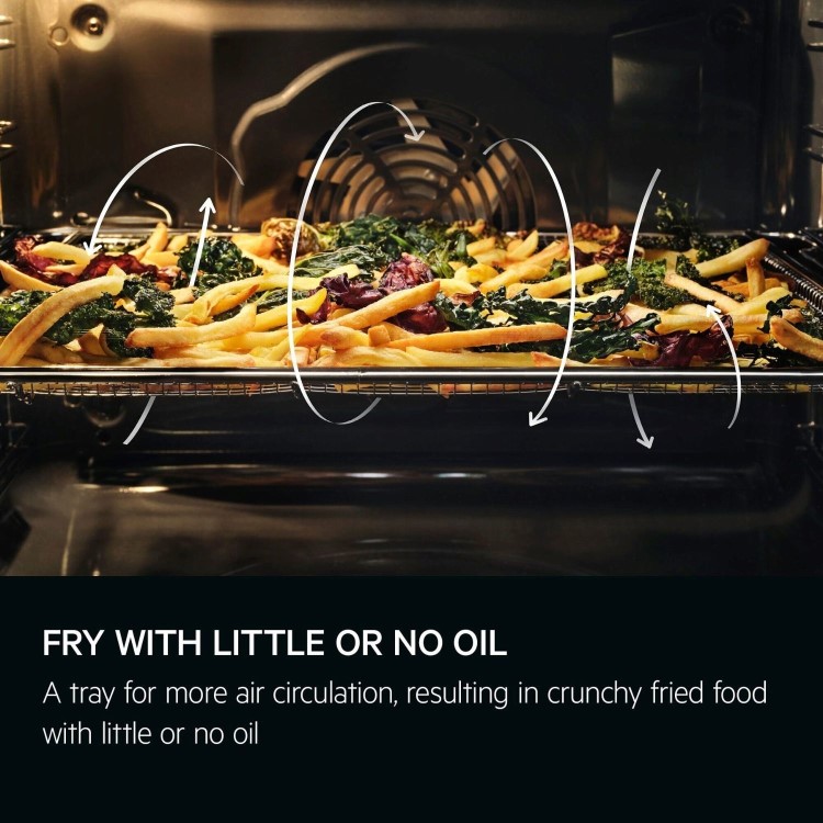 Refurbished AEG 6000 Series SenseCook OS6AB50AK 60cm Single Electric Oven