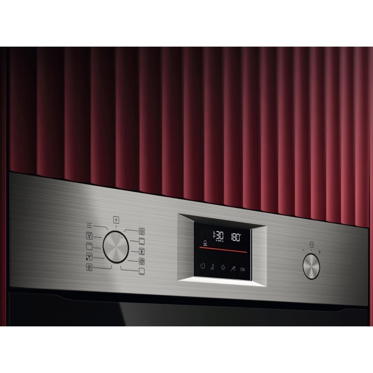 AEG 6000 Series SenseCook Electric Single Oven - Stainless Steel