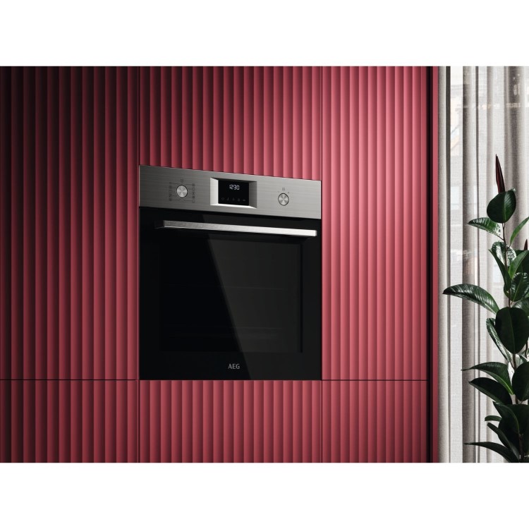 Refurbished AEG 6000 Series SenseCook 60cm Single Built In Oven