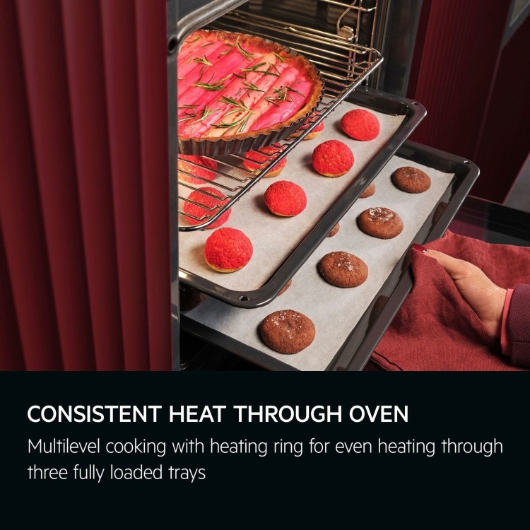 GRADE A2 - AEG 6000 Series OS6PB50AM SenseCook Electric Single Oven - Stainless Steel