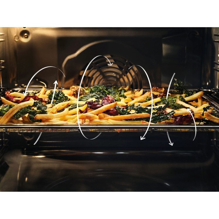 GRADE A2 - AEG 6000 Series OS6PB50AM SenseCook Electric Single Oven - Stainless Steel