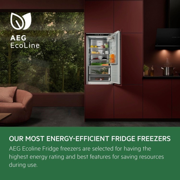 AEG Series 7000 244 Litre 70/30 Integrated Fridge Freezer