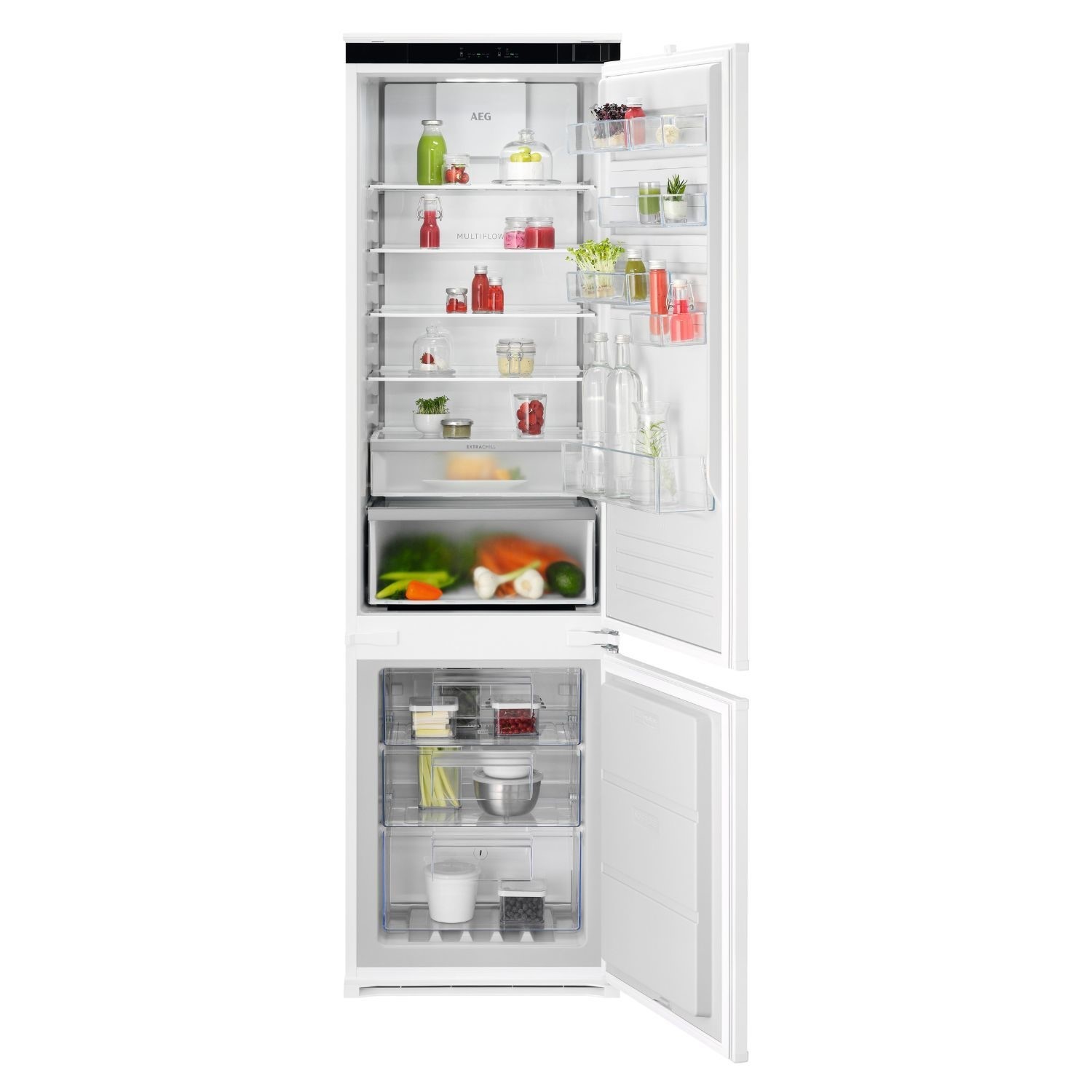 Aeg 7000 Series 269 Litre 70/30 Integrated Fridge Freezer OSC7C191ES