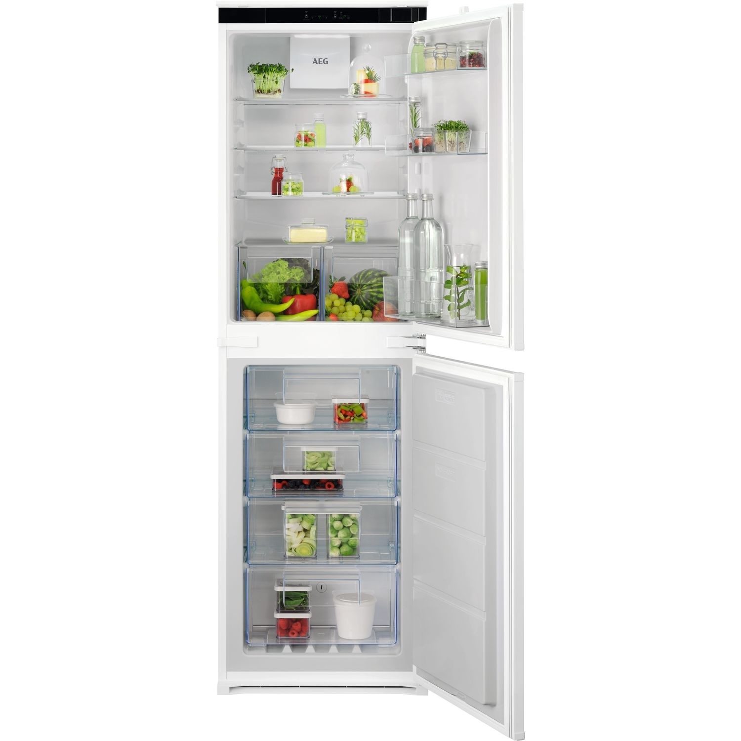 Aeg 7000 Series 241 Litre 50/50 Integrated Fridge Freezer OSC7T185ES