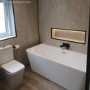 GRADE A2 - Freestanding Double Ended Back to Wall Bath 1500 x 740mm - Oslo