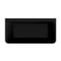 Matt Black Freestanding Double Ended Back to Wall Bath 1700 x 740mm - Oslo