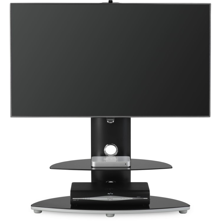 Alphason OSMB800/2-S Osmium TV Stand for up to 47" TVs - Black