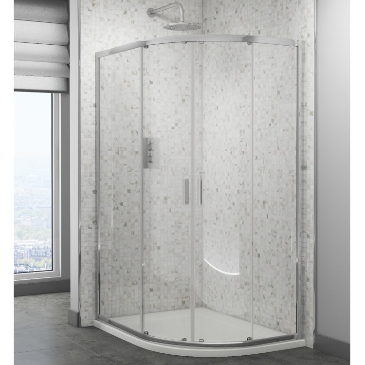 Claritas 6mm Offset Quadrant Shower Enclosure 1000 x 800mm
