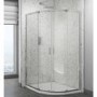 Claritas 6 Glass Quadrant Shower Screen Enclosure 900mm x 760mm - 6mm Glass