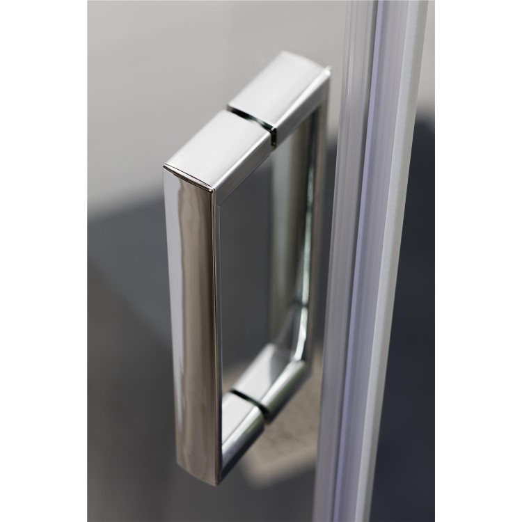 Claritas 6 Glass Quadrant Shower Screen Enclosure 900mm x 760mm - 6mm Glass