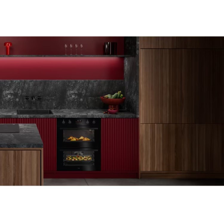AEG 6000 Series OU5CU40K Built-In Electric Double Oven - Black