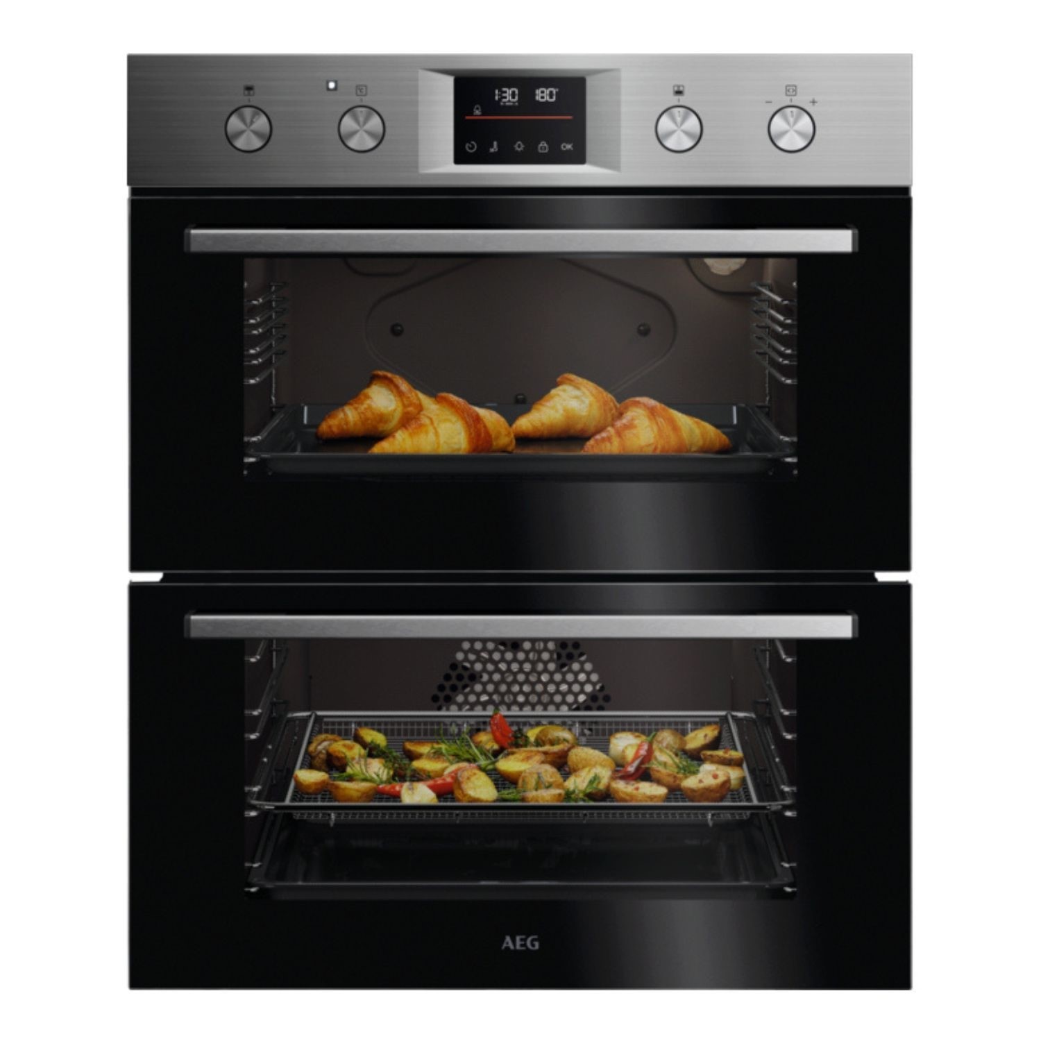 6000 Series OU5CU40M Built Electric Double Oven Stainless Steel