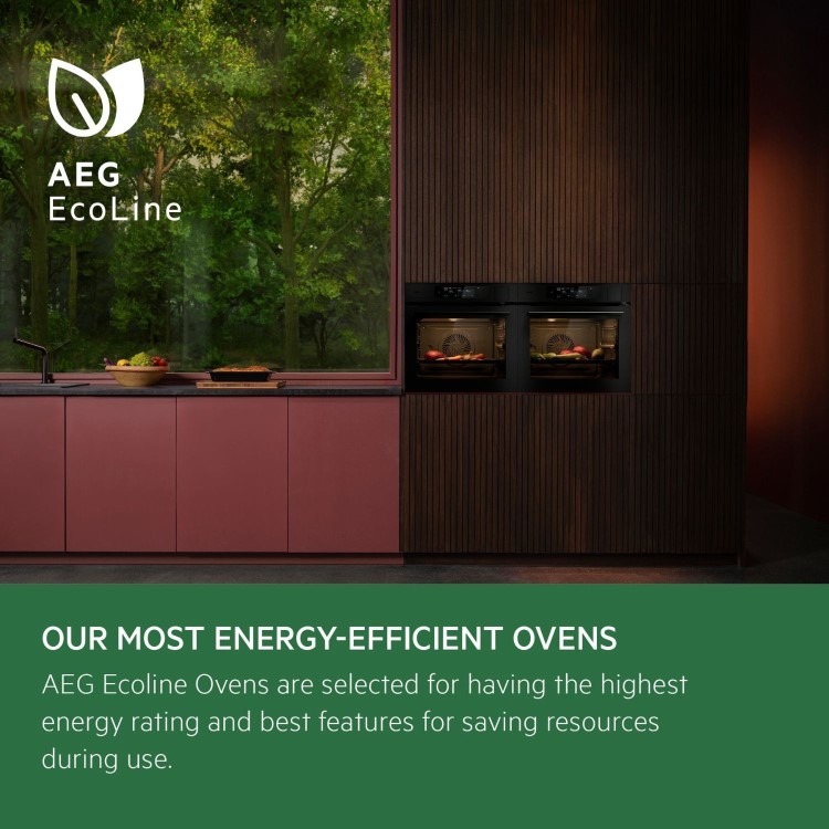 AEG 5000 Series OU5PB40PK Electric Single Oven - Black