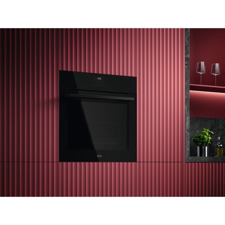 AEG 5000 Series OU5PB40PK Electric Single Oven - Black