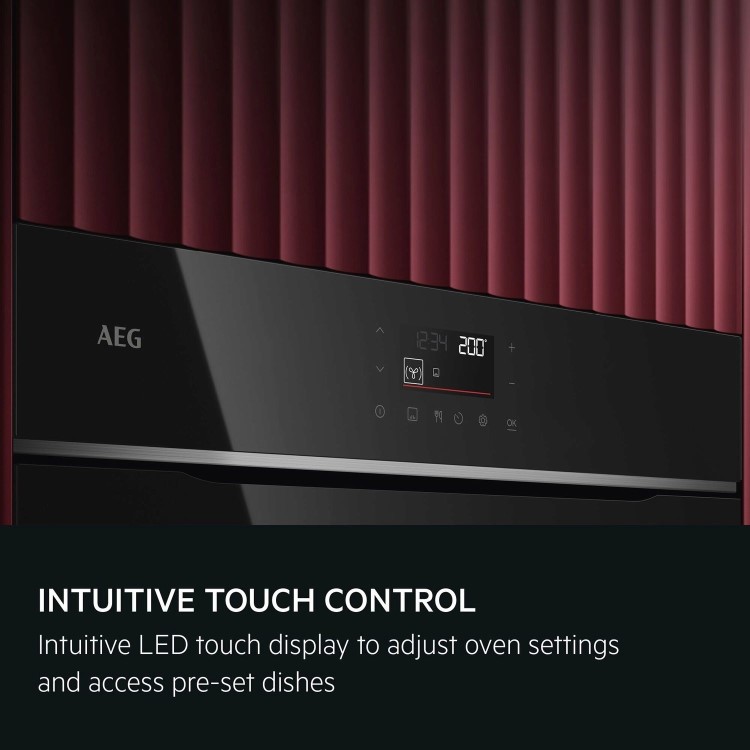 AEG 5000 Series OU5PB40PM Built-In Electric Single Oven - Stainless Steel