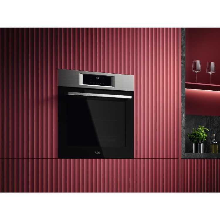 AEG 5000 Series OU5PB40PM Electric Single Oven - Stainless Steel