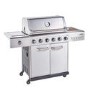 Refurbished Outback Jupiter 6 Burner Hybrid BBQ Grill with Chopping Board - Stainless Steel