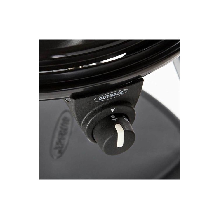 Outback Trekker Portable Gas BBQ in Black 
