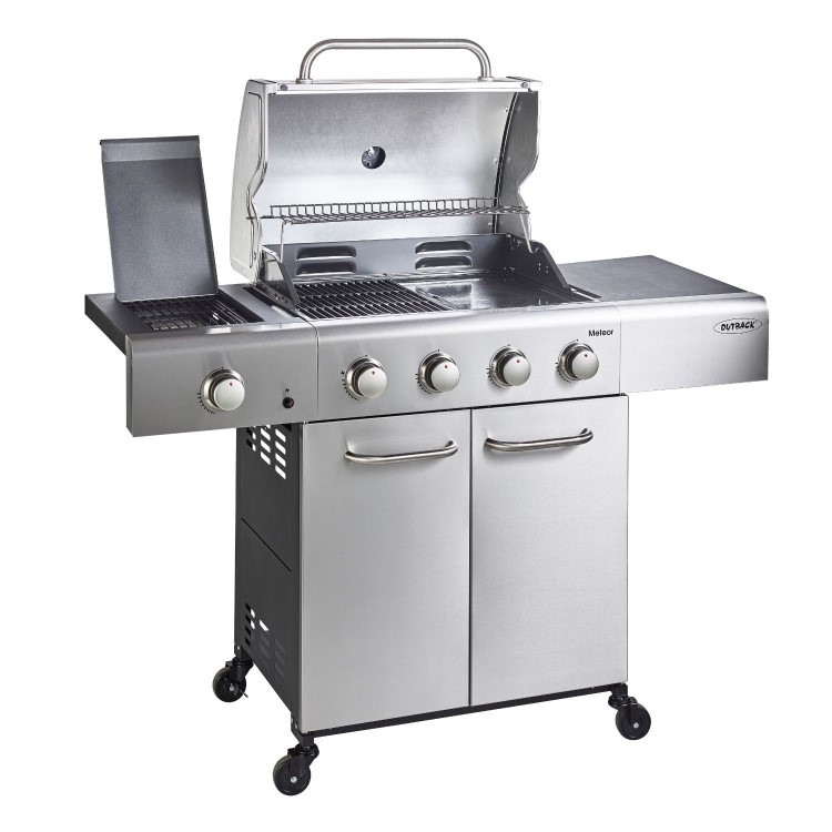 Outback Meteor 4 Burner in Stainless Steel 