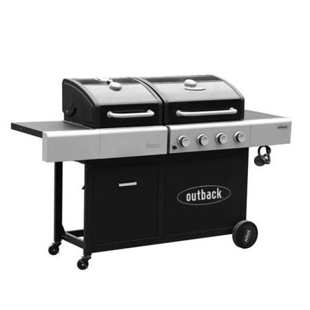 Charcoal Bbq Outback Meteor Outback Dual Fuel Burner BBQ Grill