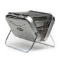 Outback Portable - Briefcase Style Charcoal BBQ Grill - Stainless Steel