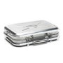 Outback Portable - Briefcase Style Charcoal BBQ Grill - Stainless Steel