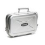 Outback Portable - Briefcase Style Charcoal BBQ Grill - Stainless Steel