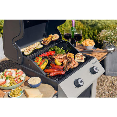 Outback Spectrum 2 Burner Gas BBQ - Black 