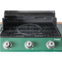 Outback Ranger 3 Burner Hybrid Gas BBQ in Green