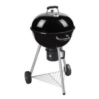 Outback Comet Charcoal Kettle BBQ - Black