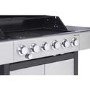 Outback OUT371152 Mercury 6 Burner Gas BBQ Hybrid - Stainless Steel 