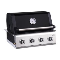 Outback OUT371162 Jupiter 4 Burner Gas Hybrid in Black Built In