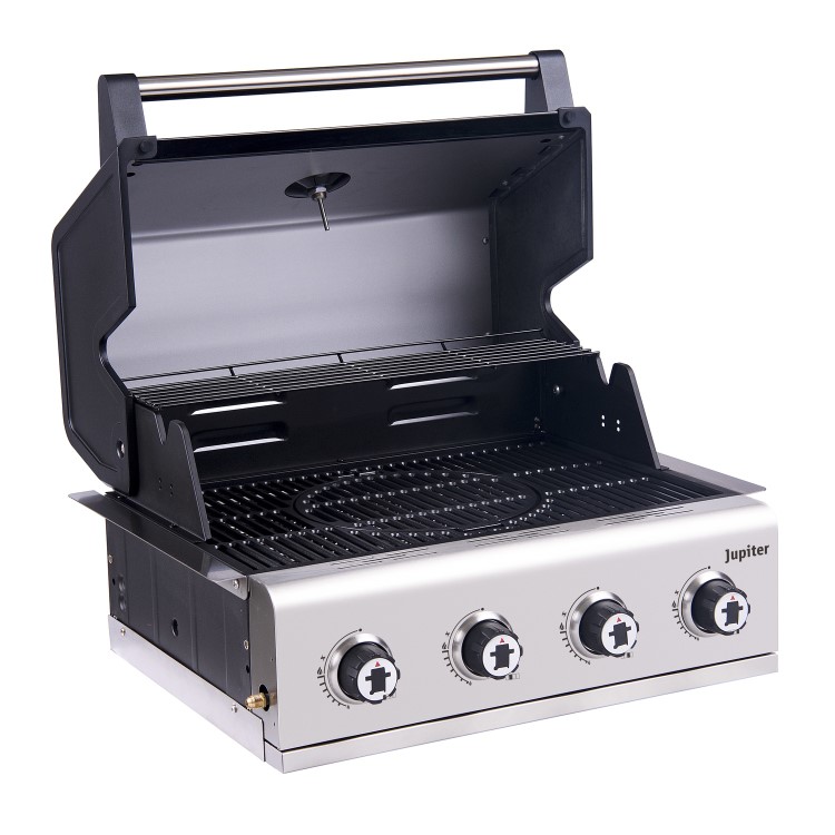 Outback OUT371162 Jupiter 4 Burner Gas Hybrid in Black Built In